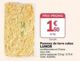 Promocash Lunor - pommes de terre cubes offre
