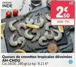 Promocash Queues de crevettes tropicales déveinées offre