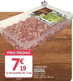 Promocash Promo - lardons crus supérieurs offre