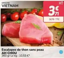 Promocash Escalopes de thon sans peau offre