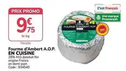 Promocash Promo - fourme d'ambert a.o.p. en cuisine offre