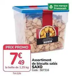 Promocash Promo - assortiment de biscuits salés offre