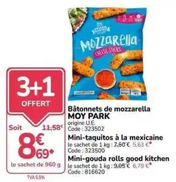 Promocash Good - bâtonnets de mozzarella offre