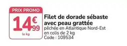 Promocash Promo - filet de dorade sébaste avec peau grattée offre