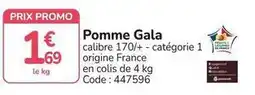 Promocash Promo - pomme gala offre