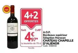 Promocash Château - a.o.p. bordeaux supérieur sélection maracan offre