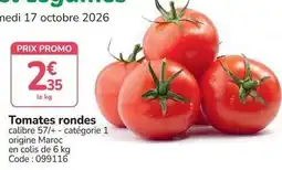 Promocash Promo - tomates rondes offre