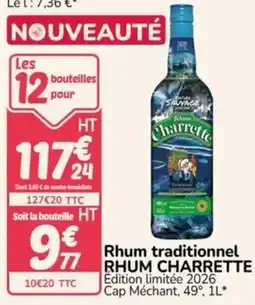 Promocash RHUM CHARRETTE offre
