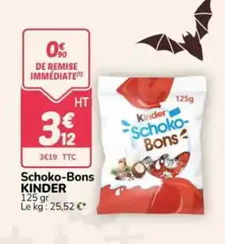 Promocash Kinder Schoko-Bons offre