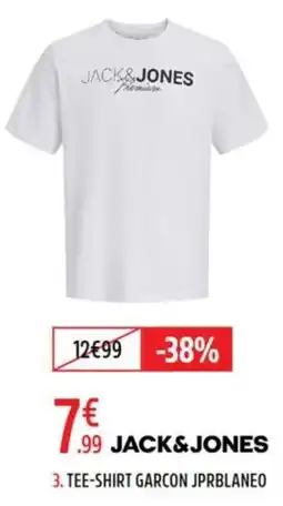 Intersport JACK&JONES TEE-SHIRT GARCON JPRBLANE0 offre