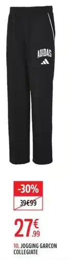Intersport ADIDAS JOGGING GARCON COLLEGIATE offre