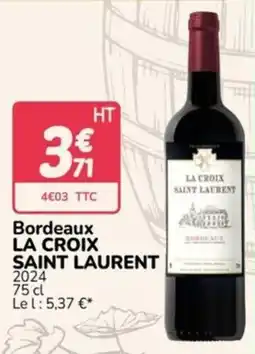 Promocash LA CROIX SAINT LAURENT offre