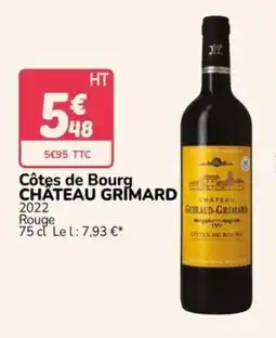Promocash CHÂTEAU GRIMARD Côte de Bourg offre