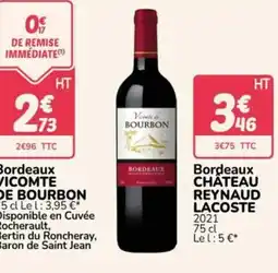 Promocash VICOMTE DE BOURBON offre