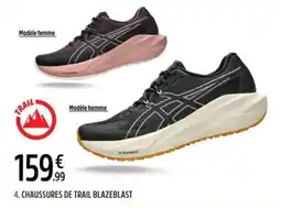 Intersport ASICS CHAUSSURES DE TRAIL BLAZE BLAST offre