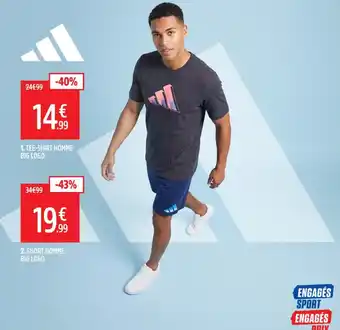 Adidas TEE-SHIRT HOMME BIG LOGO