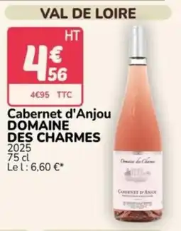 Promocash DOMAINE DES CHARMES Cabernet d'Anjou offre