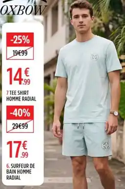 Intersport RADIAL TEE SHIRT HOMME offre