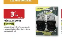 Bricomarché LUCIFER PIÈGES À SOURIS offre