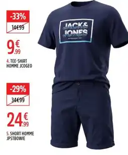 Intersport JACK & JONES TEE-SHIRT HOMME offre