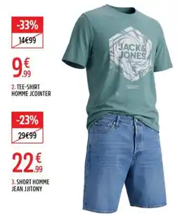 Intersport JACKS&JONES TEE-SHIRT HOMME JCOINTER offre