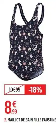 Intersport FAUSTINE MAILLOT DE BAIN FILLE offre
