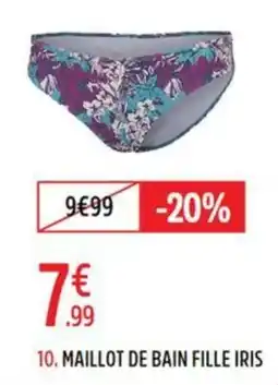 Intersport IRIS MAILLOT DE BAIN FILLE offre