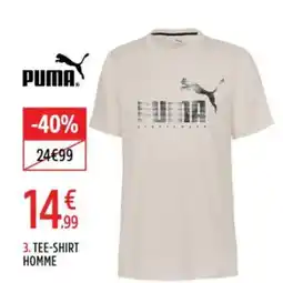 Intersport PUMA TEE-SHIRT HOMME offre