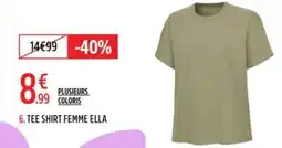 Intersport TEE SHIRT FEMME ELLA offre