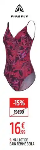 Intersport FIREFLY MAILLOT DE BAIN FEMME BEILA offre