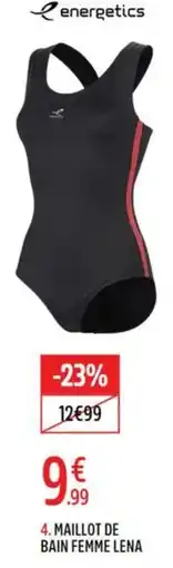 Intersport energetics MAILLOT DE BAIN FEMME LENA offre