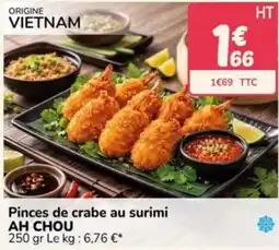 Promocash AH CHOU Pinces de crabe au surimi offre