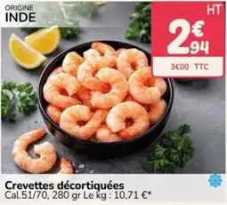 Promocash Crevettes décortiquées offre