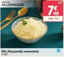 Promocash Mix Mozzarella emmental offre