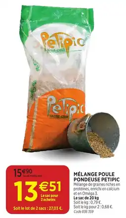 RAGT Jardin & Maison Petipic Mélange poule pondeuse offre