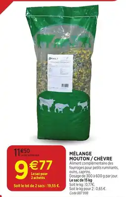 RAGT Jardin & Maison RAGI MÉLANGE MOUTON / CHÈVRE offre