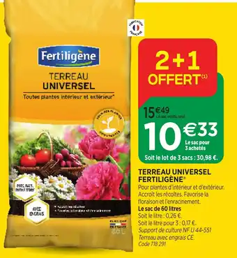 Fertiligene Terreau Universel