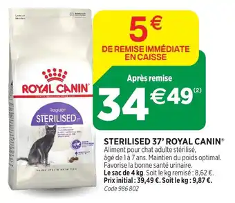 ROYAL CANIN STERILISED 37'