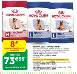 RAGT Jardin & Maison ROYAL CANIN MEDIUM ADULT offre