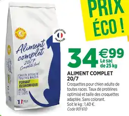 RAGT Jardin & Maison Aliment complet 20/7 offre