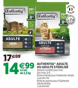 RAGT Jardin & Maison Authentiq' Adulte ou Adulte Stérilisé offre