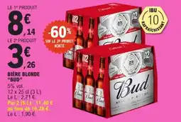 E.Leclerc Bud Bière blonde offre