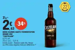 E.Leclerc CASTELAIN BIÈRE BLONDE HAUTE FERMENTATION offre