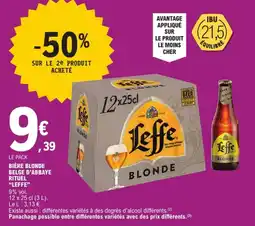 E.Leclerc Leffe Blonde offre