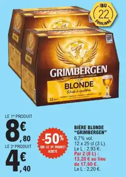 E.Leclerc GRIMBERGEN BLONDE offre