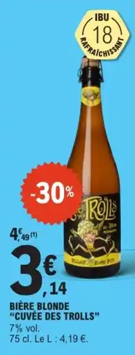E.Leclerc Trolls Bière blonde offre