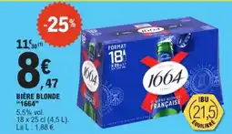 E.Leclerc 1664 Bière blonde offre