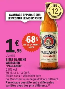 E.Leclerc PAULANER Weissbier offre