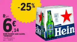 E.Leclerc Heineken Bière blonde sans alcool offre