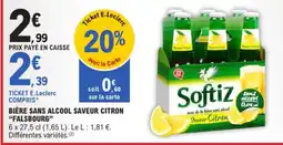 E.Leclerc Softiz Bière sans alcool offre